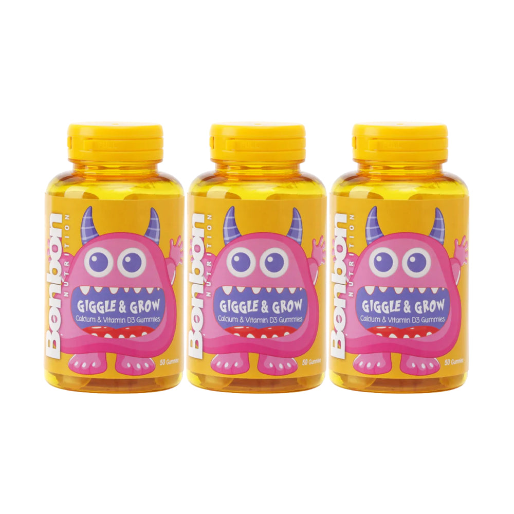 GIGGLE & GROW - Calcium & Vitamin D3 Gummies