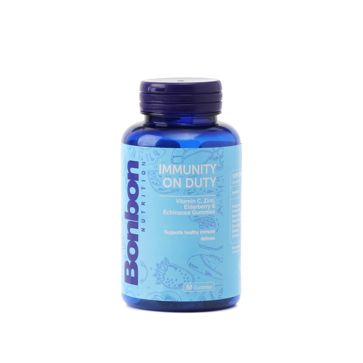 IMMUNITY ON DUTY - Vitamin C, Zinc, Elderberry & Echinacea Gummies