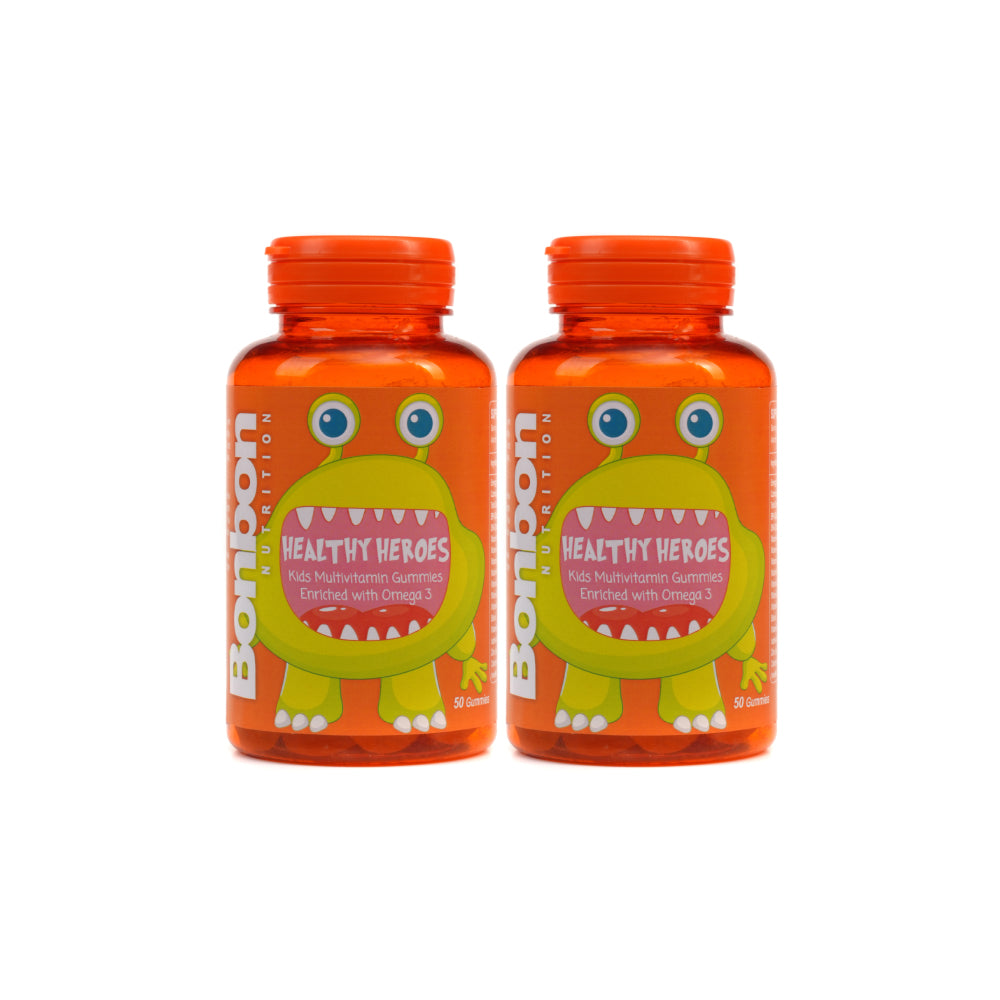 HEALTHY HEROES - Kids Multivitamin + Omega-3 Gummies